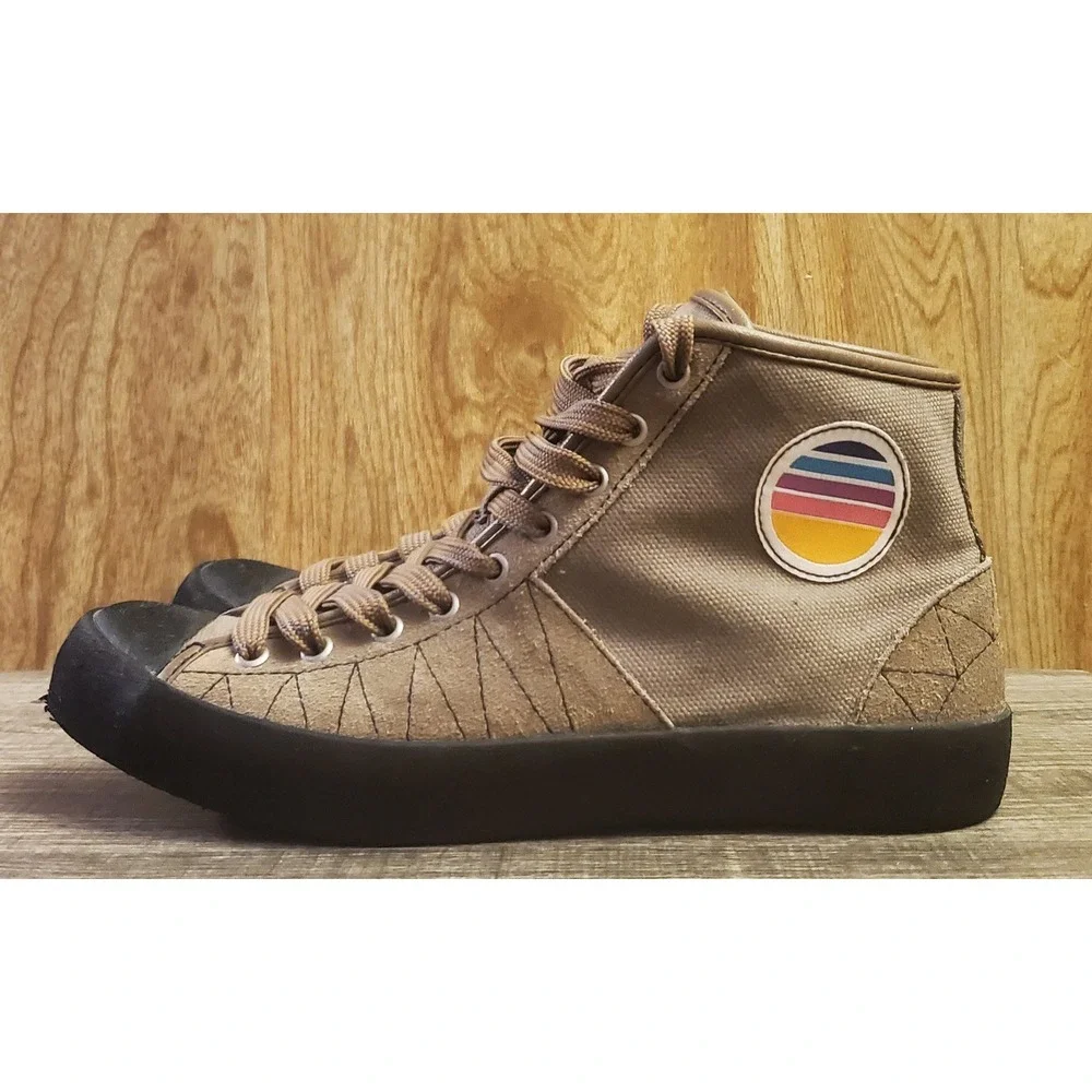 Fronteer‎ Super Gratton rock climbing Sneaker Shoes Men's Size 7 Brown